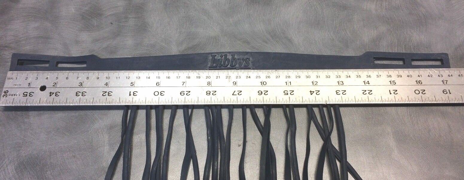 Libby's rubber fly fringe Red Navy Green Purple