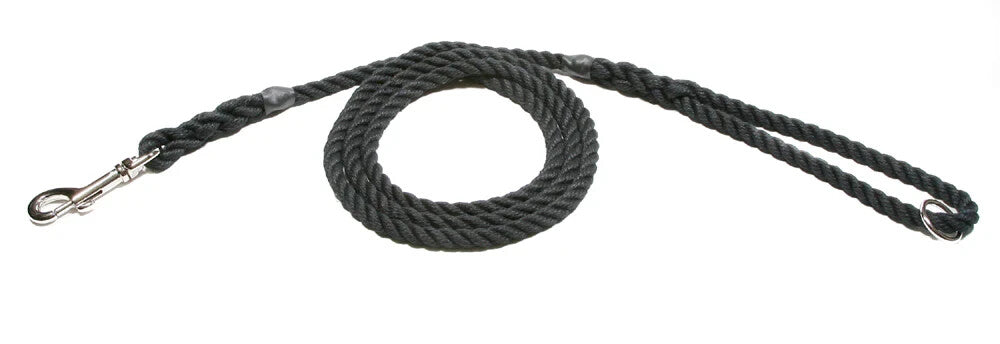 KJK Rope Dog Lead With Trigger Clip And Ring