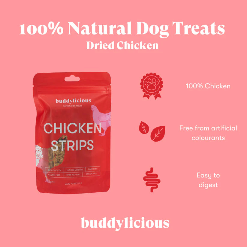 Buddylicious Chicken Strips Dog Treats