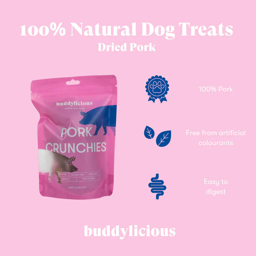 Buddylicious Pork Crunchies Dog Treats