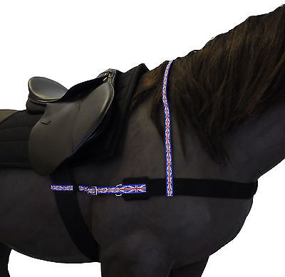 Official Libbys elastic RACING BREAST GIRTH Pony Cob Full