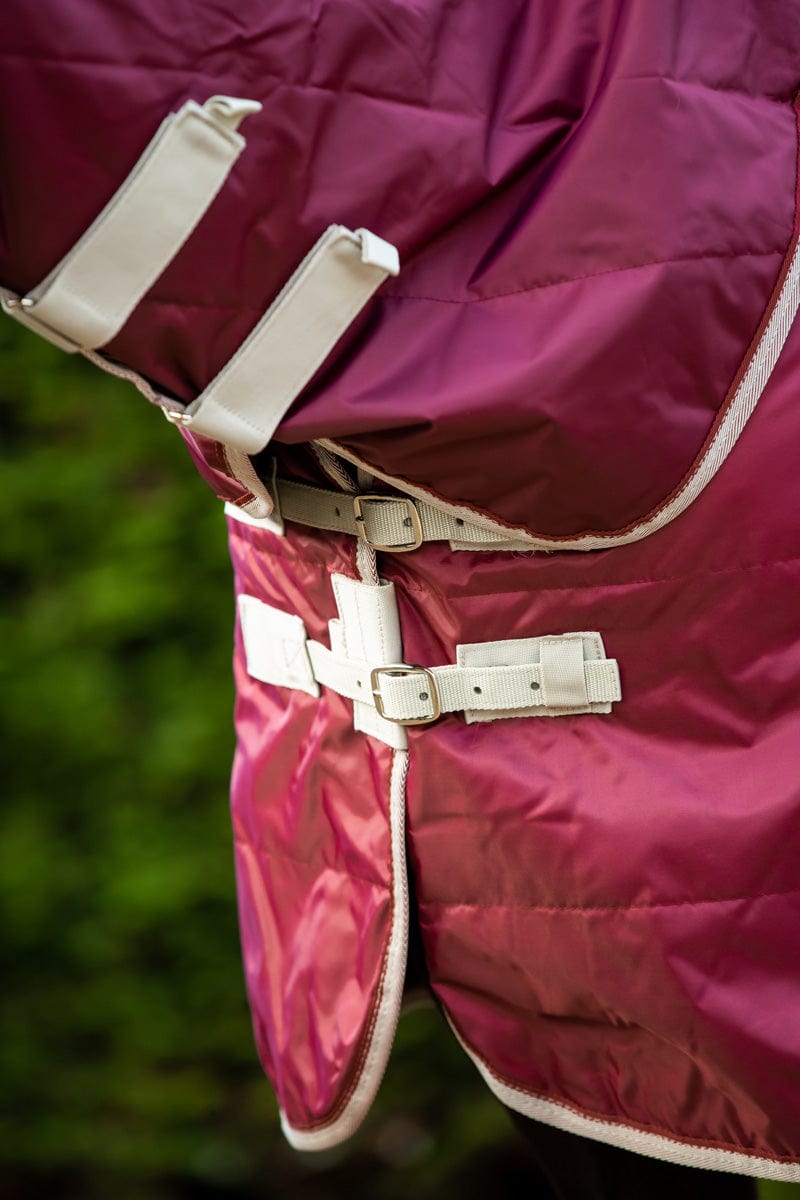 100g Stable Rug With Detachable Neck - Burgundy