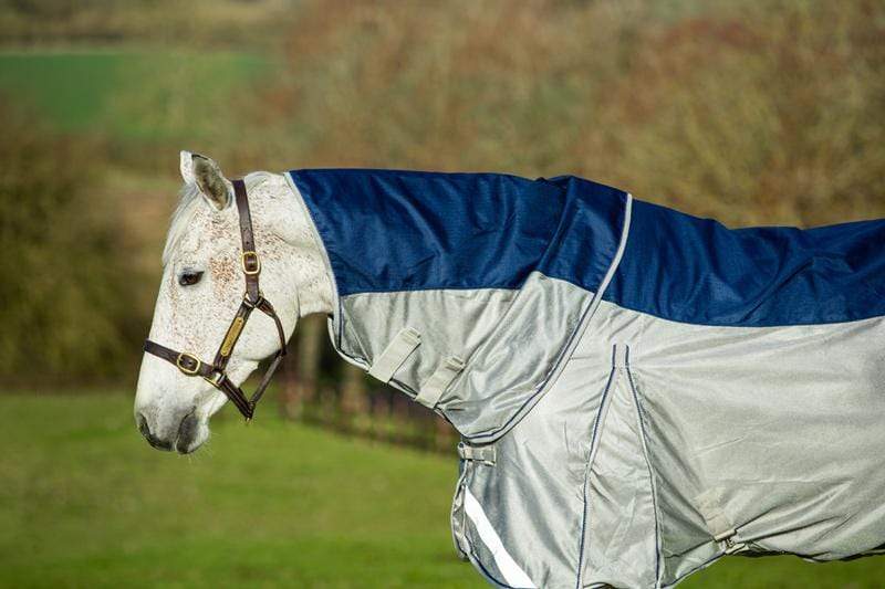 Fly Turnout Combination Rug -Navy (Mesh)