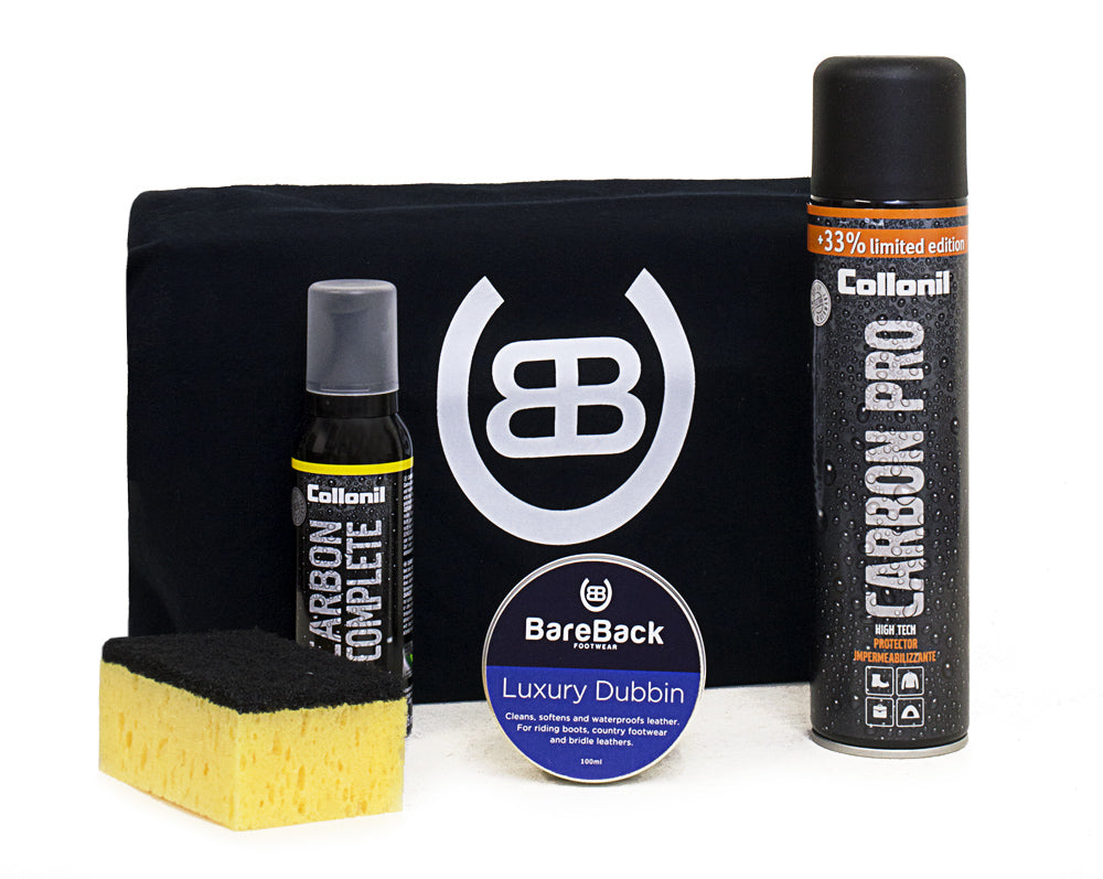 Waxed Leather Boots Care Package