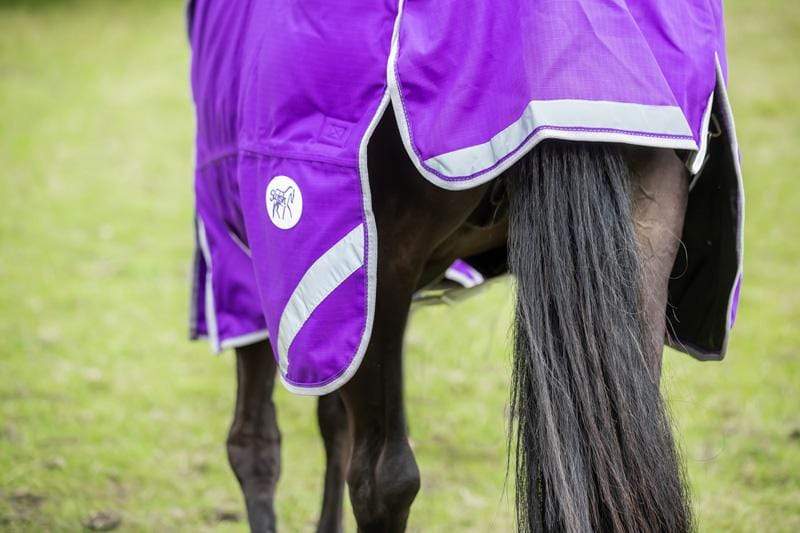 0g Detachable Neck Turnout Rug - Purple