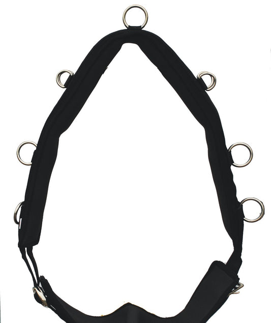 Rhinegold Nylon Padded Lunging Training Roller - Black Full size