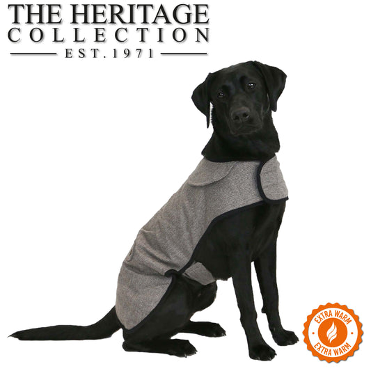 Heritage Herringbone Dog Coat