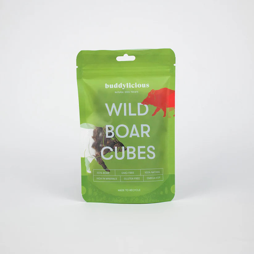 Buddylicious Wild Boar Cubes Dog Treat