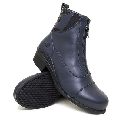 Idaho Storm Waterproof Jodhpur Riding Boots - Navy