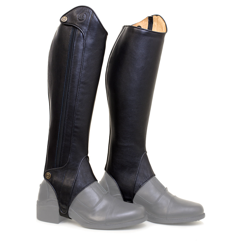 Vaqueros Premium Half-Chaps - Black
