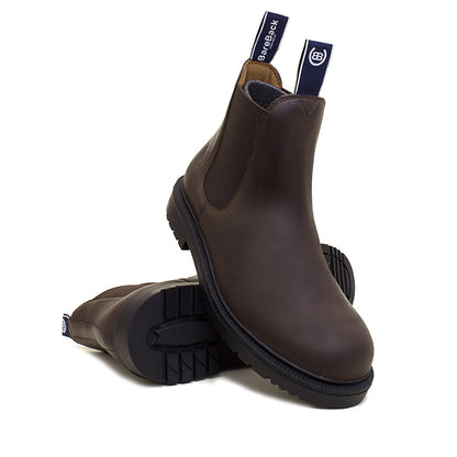 Detroit Steel Toe Cap Work Boots -  Brown