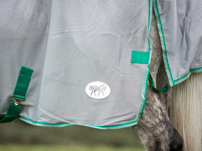 Mesh Fly Rug - Grey/Green