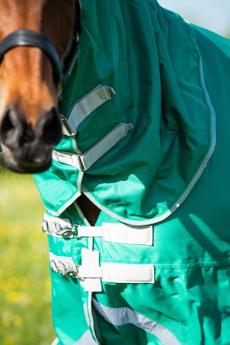 200G Detachable Neck Turnout Rug - Green