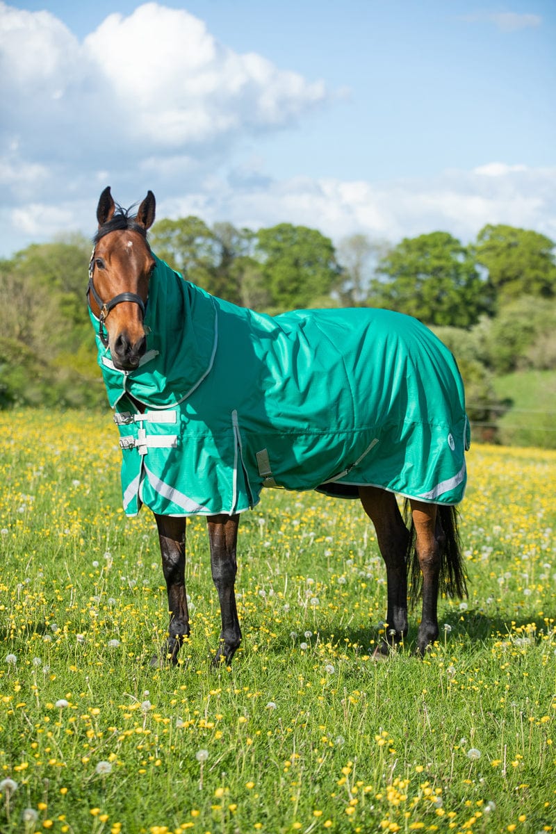 200G Detachable Neck Turnout Rug - Green
