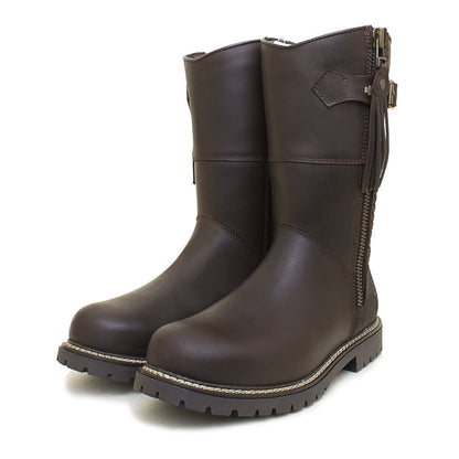 Hudson Mid Boots - Chocolate