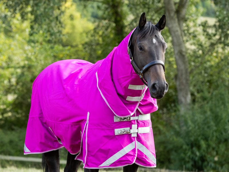 0g Detachable Neck Turnout Rug - Mulberry