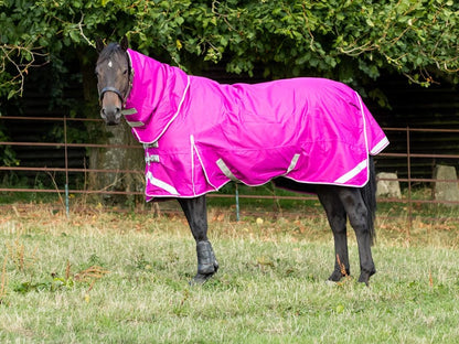50g Detachable Neck Turnout Rug - Mulberry