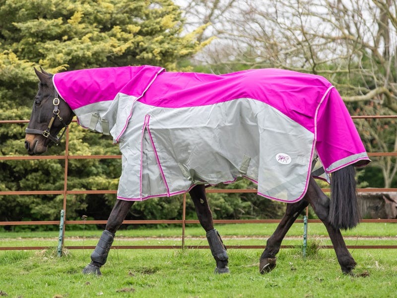 Fly Turnout Combination Rug - Mulberry