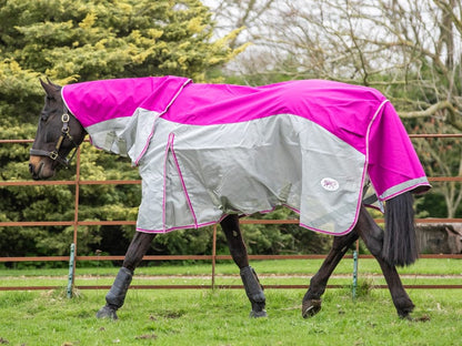 Fly Turnout Combination Rug - Mulberry