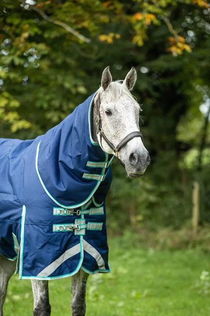 0g Detachable Neck Turnout Rug - Navy