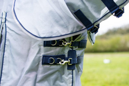 Nylon Fly Cool Rug - Grey/Navy