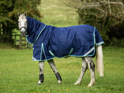 450g Ultimate Heavyweight Turnout Rug With Detachable Neck - Navy