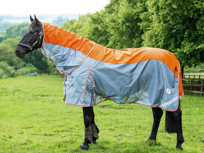 Fly Turnout Combination Rug - Orange