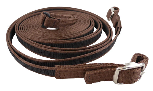 Driving Reins - Double Sided Rubber Grip